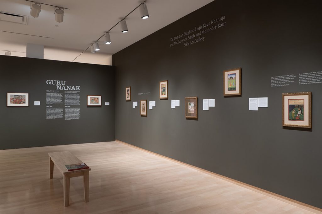 Guru Nanak: 550th Birth Anniversary of Sikhism's Founder. Installation view. Phoenix Art Museum, 2019.