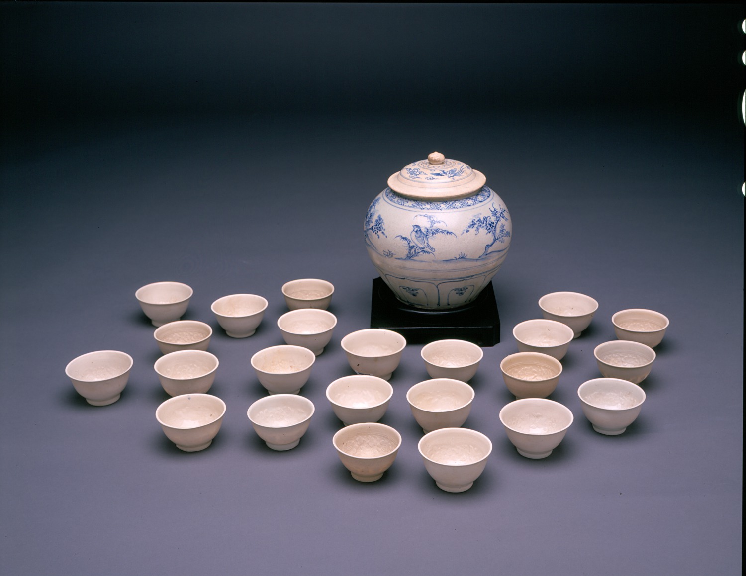 Unknown, Blue and white jar (Jarra azul y blanco), 15th-16th century. Porcelain. Museum purchase.