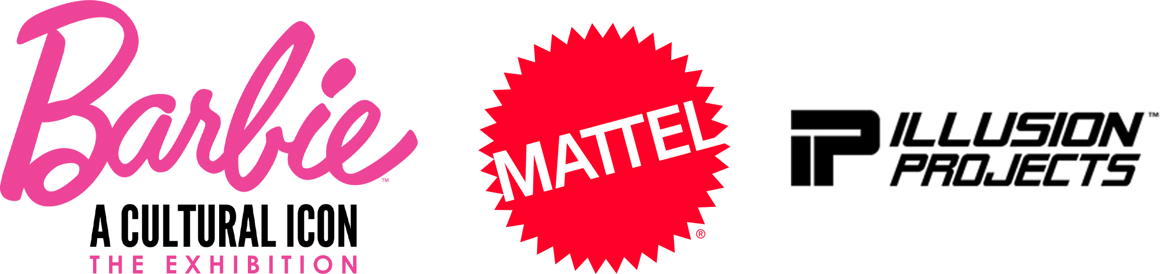 Barbie-Mattel-IllusionProjects-logos